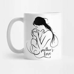 Illustration Mothers Love Mug